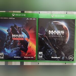Mass Effect Games. Legendary Edition Is Mass Effect 1,2,3. And Andromeda
